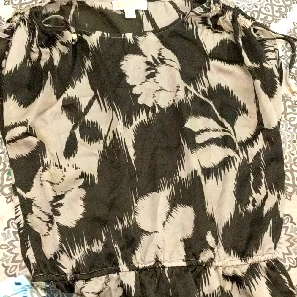 VINTAGE LIGHTWEIGHT WOMENS SHEER SLEEVTLESS BLOUSE